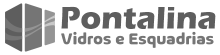 Logo Pontalina Vidros e Esquadrias-cinza